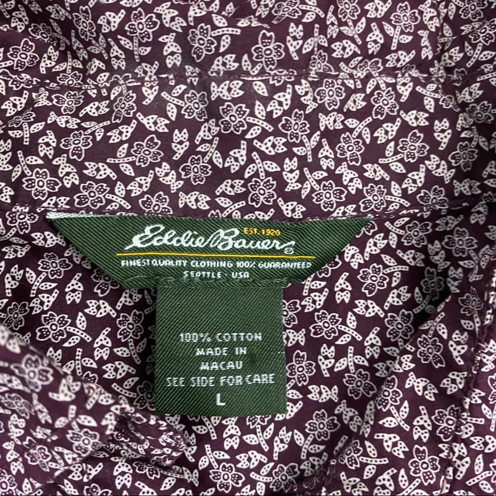 Eddie Bauer Womens Button Up Shirt Size Large - Picture 6 of 6